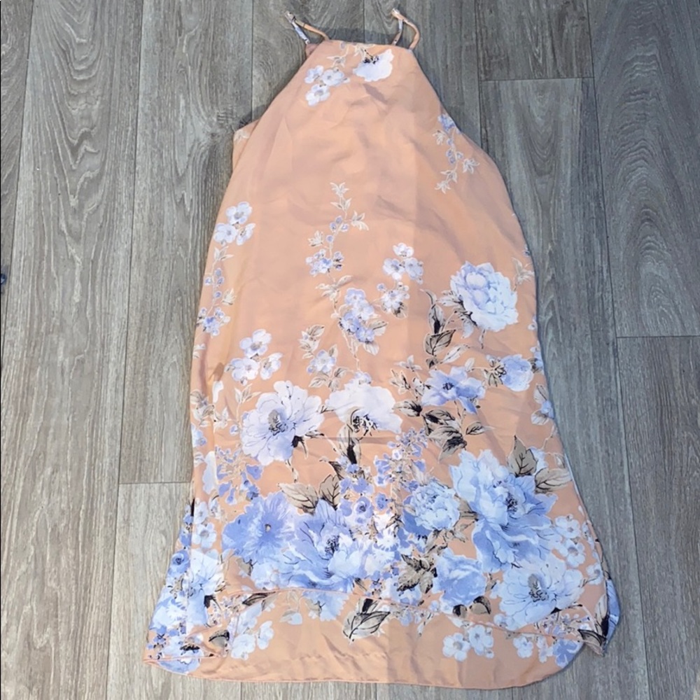 High neck dress